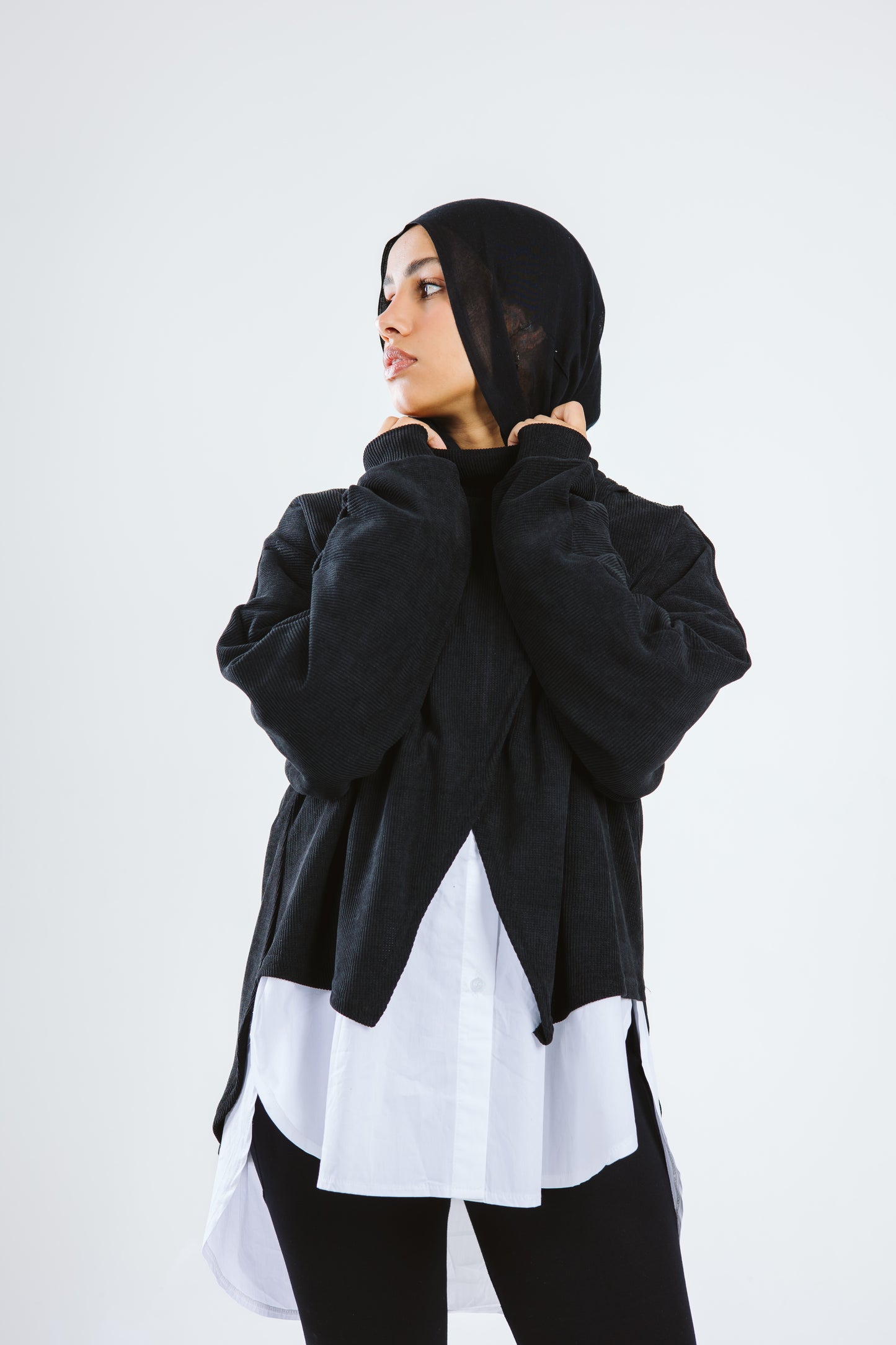 Turtle X Pullover - Black