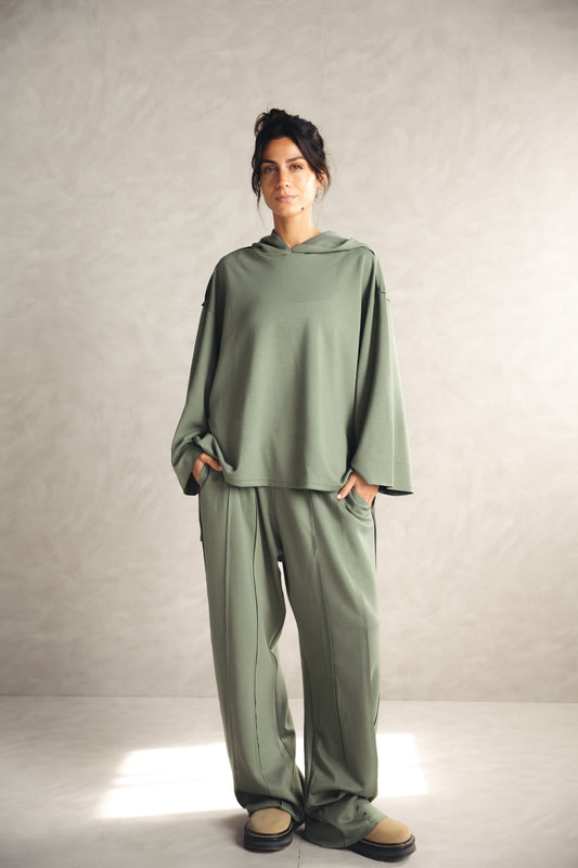 Hoodie Basic Set - OLIVE