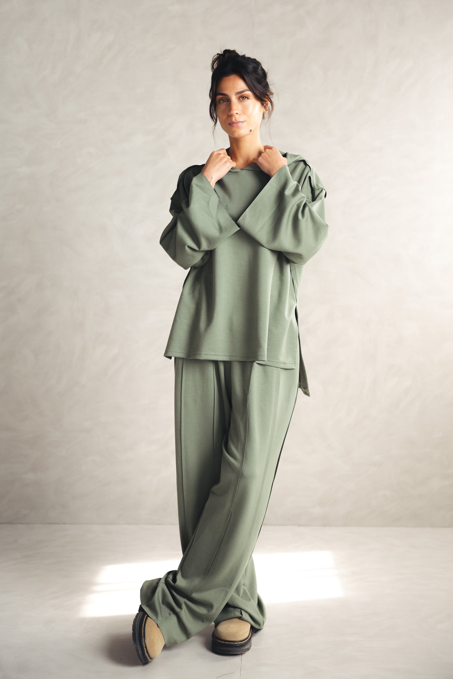 Hoodie Basic Set - OLIVE