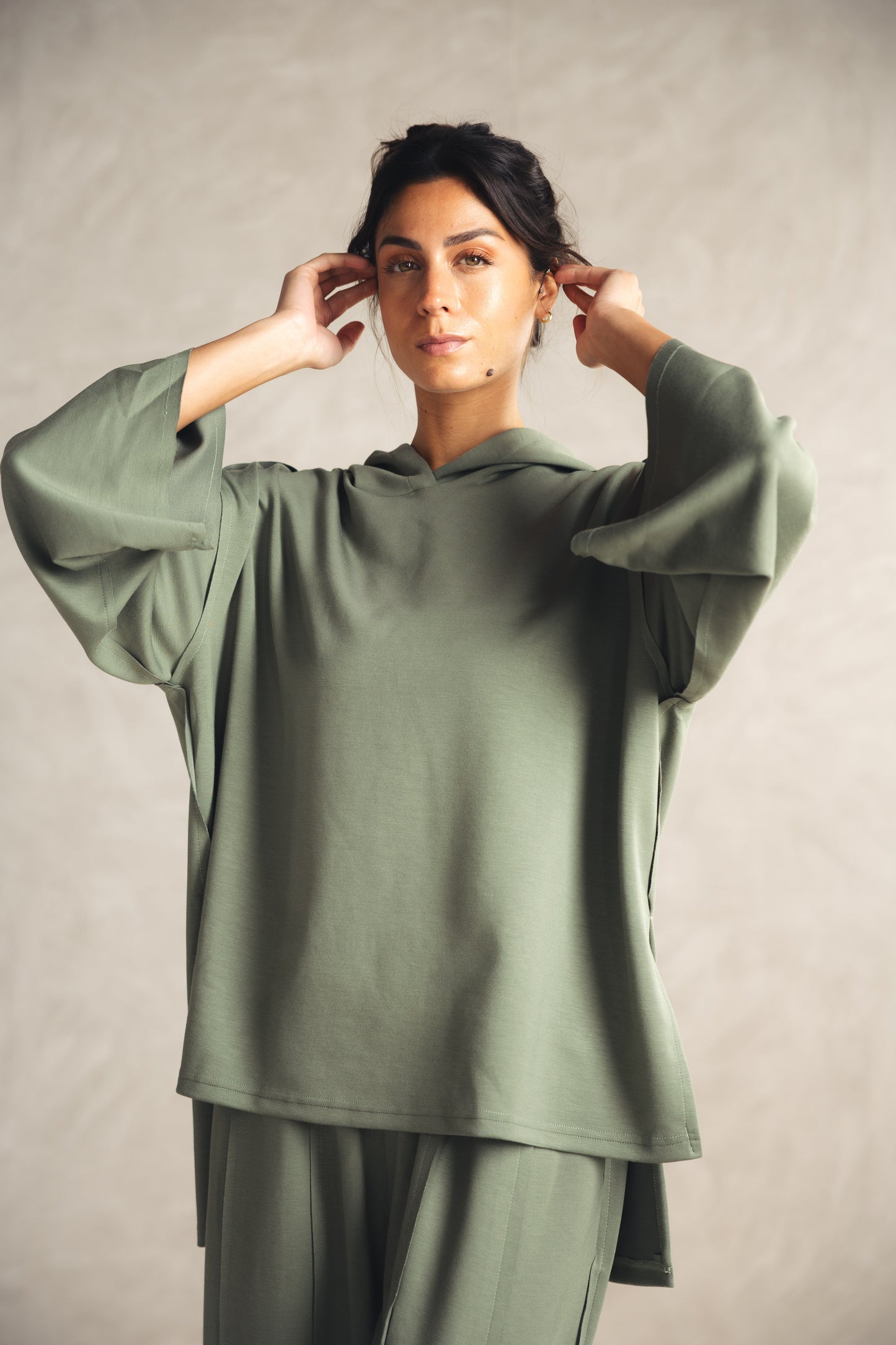 Hoodie Basic Set - OLIVE