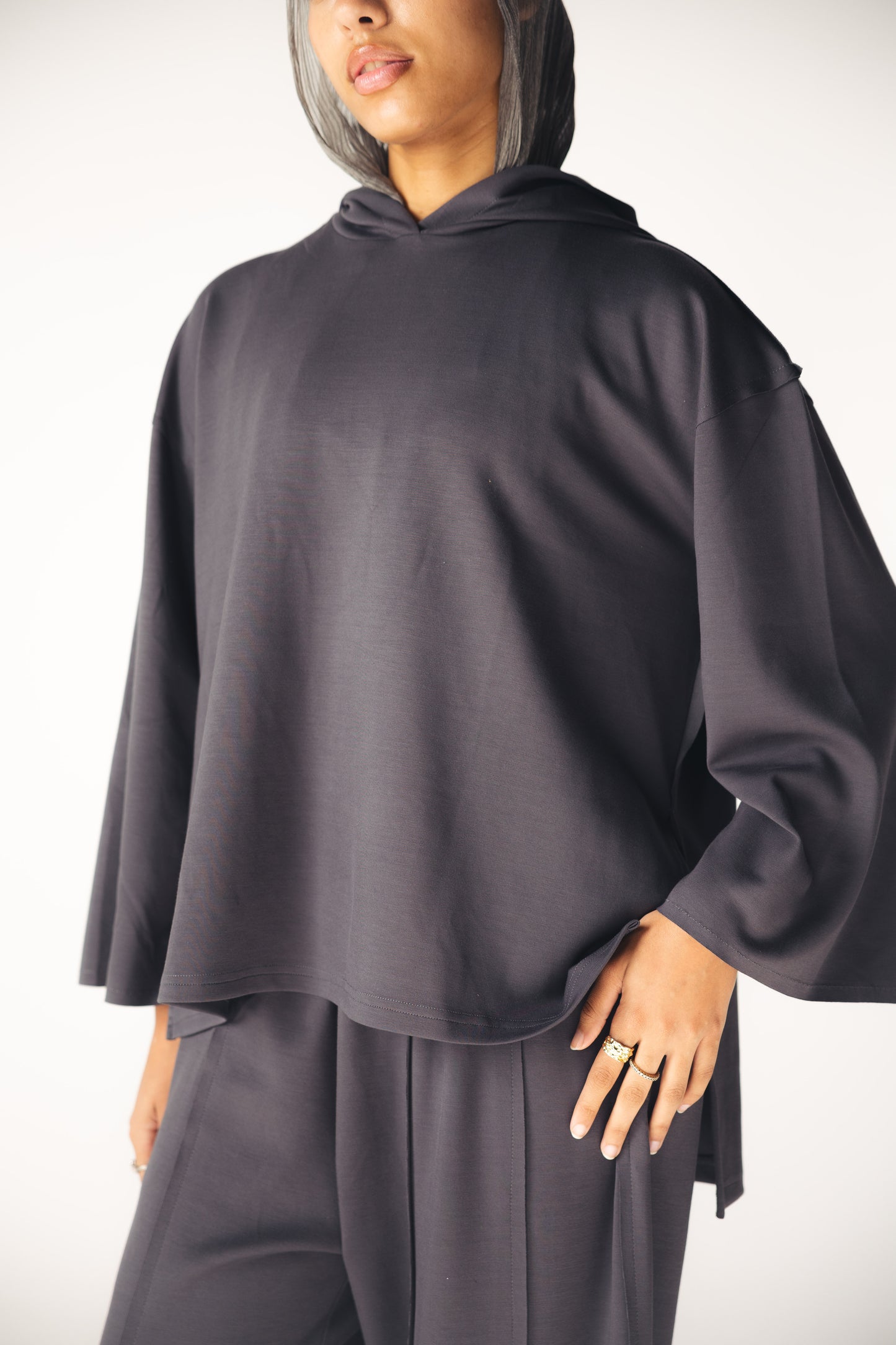 Hoodie Basic Set - DARK GREY