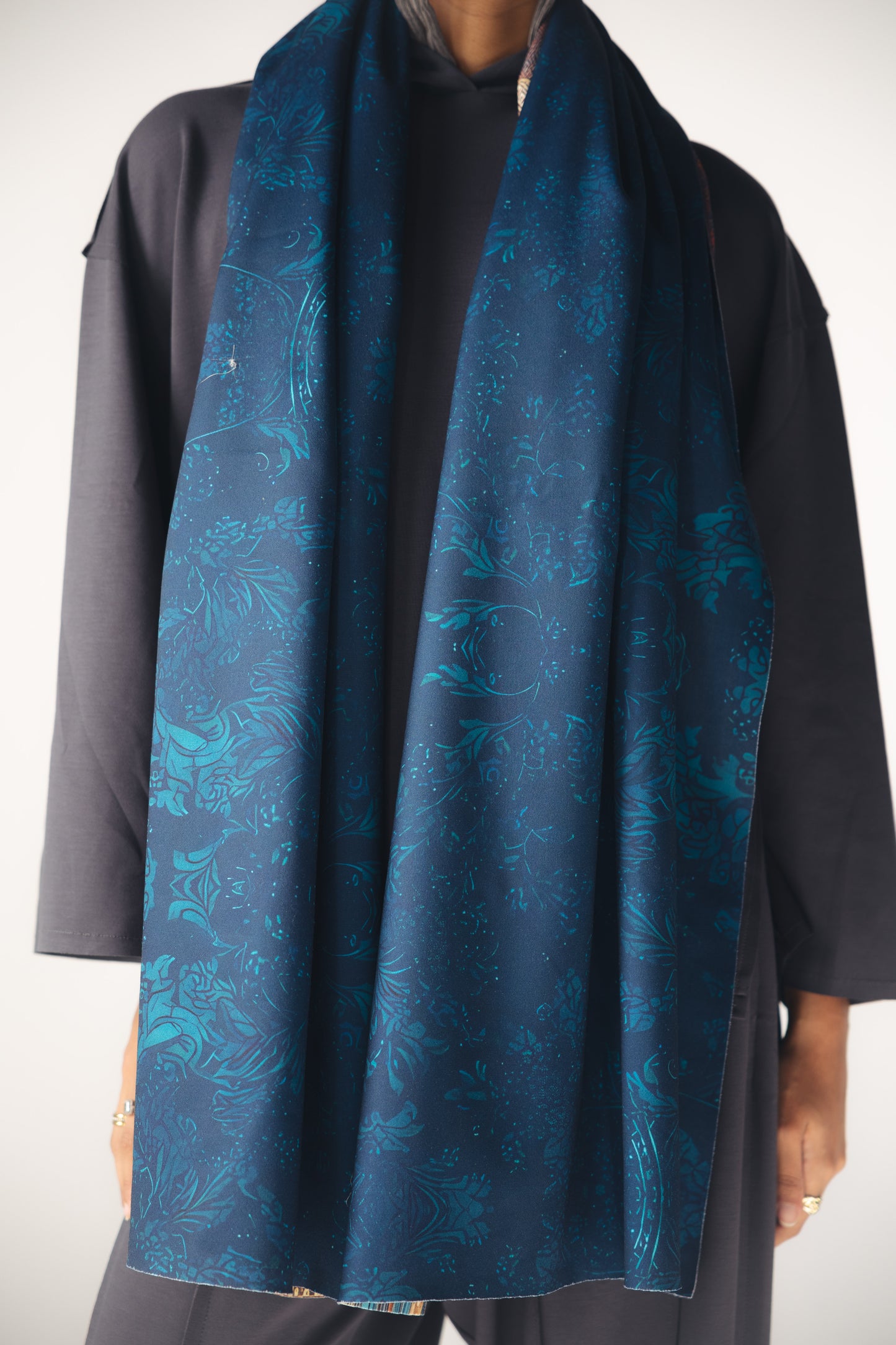 EYES WOOL SCARF