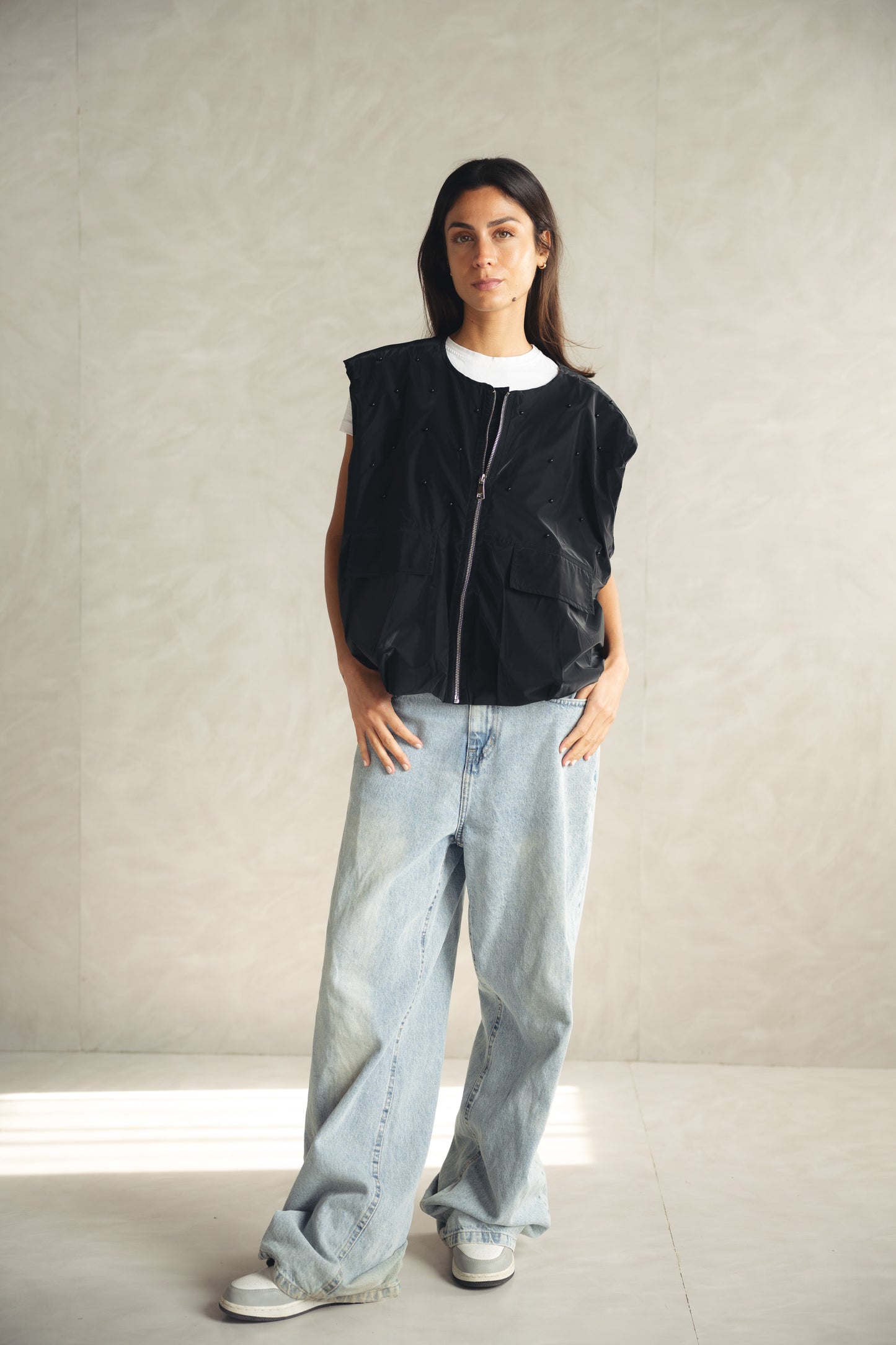 Loli Parachute Vest - BLACK