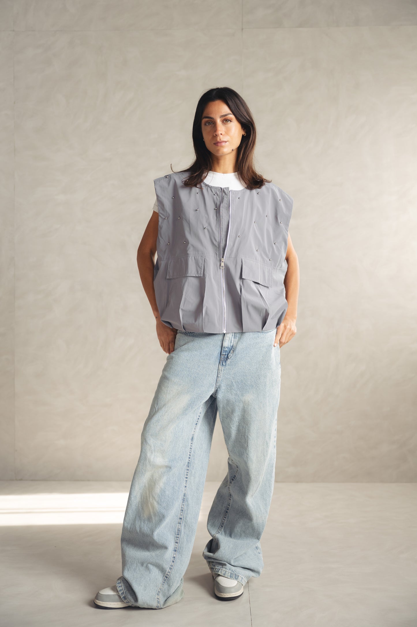 Loli Parachut Vest - DARK GREY