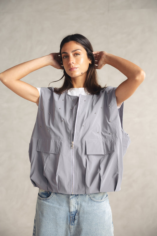 Loli Parachut Vest - DARK GREY