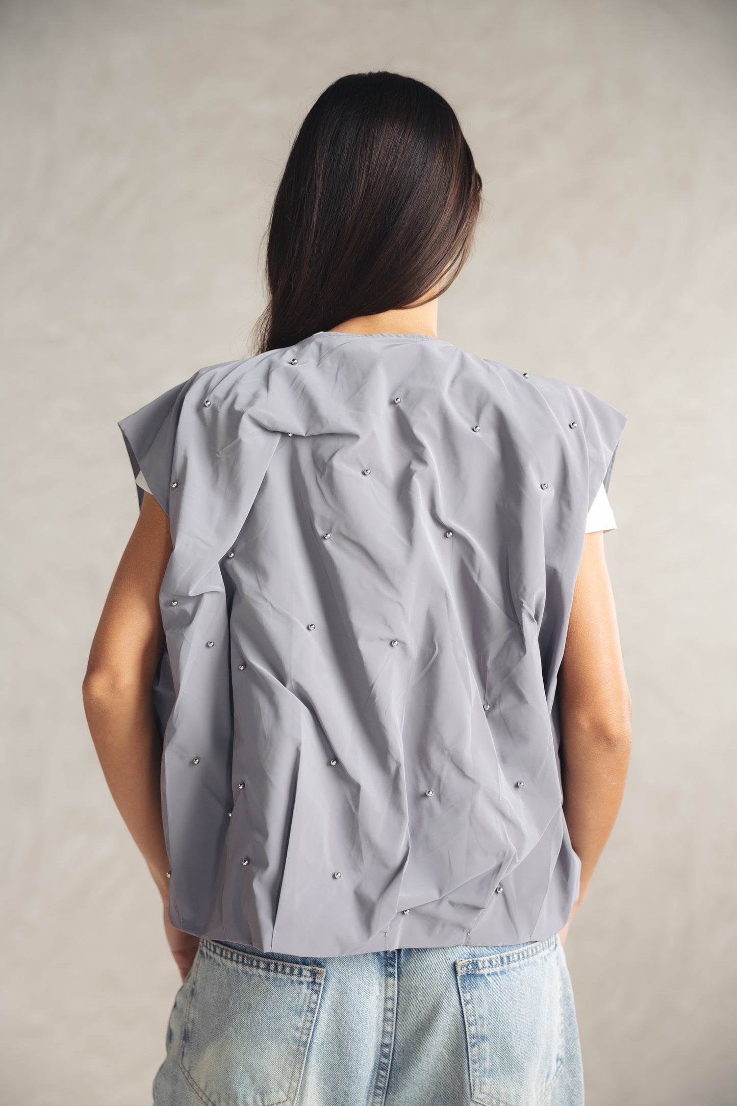 Loli Parachut Vest - DARK GREY