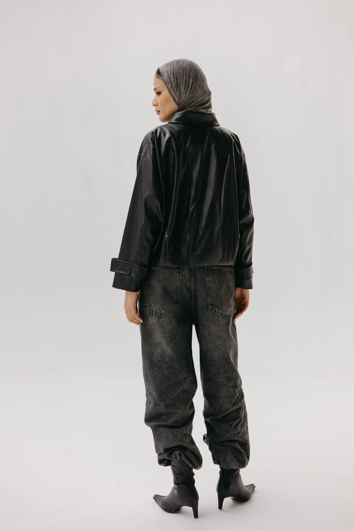 Parachut Leather Jacket - BLACK