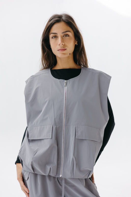 The Parachut Vest - Dark grey