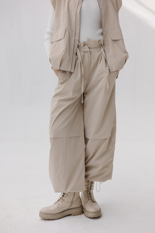Parachut Pants - Beige