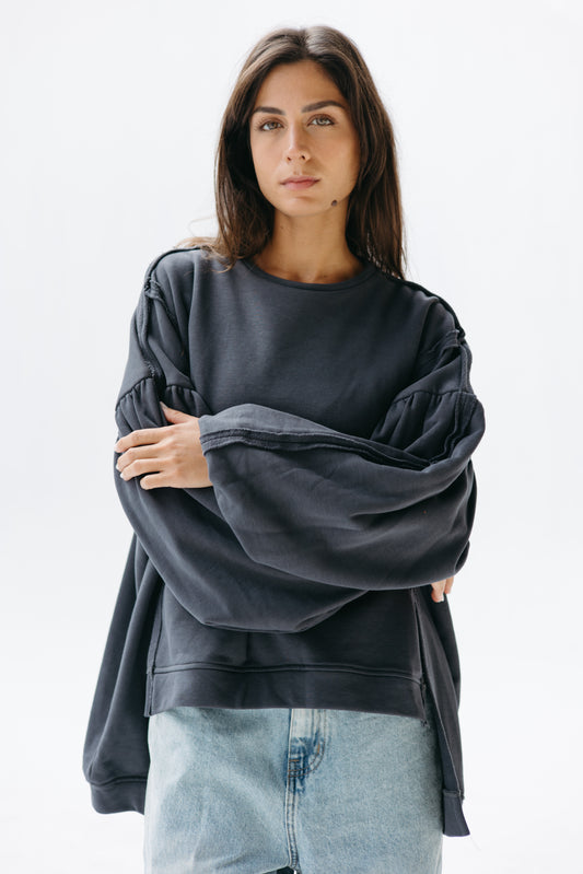 Puffy Sweatshirt - Darkgrey