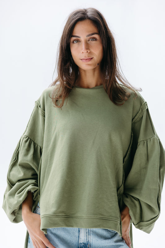 Puffy Sweatshirt - Lime