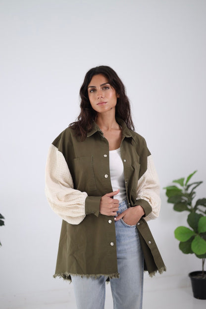 Summer Trico Sleeves - Olive